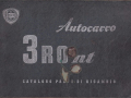 Autocarro 3RO nt - Ersatzteilkatalog -italienisch - April 1946 Nachdruck 1953