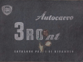 3RO nt - Ersatzteilkatalog -italienisch - April 1946 - Nachdruck 1953