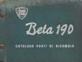 Beta 190 - Ersatzteilkatalog - italienisch - 2. Ausgabe September 1959