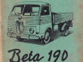 Autocarro Beta 190 - Betriebsanleitung - italienisch - Mai 1957