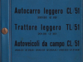 CL 51 / TL 51 - Ersatzteilkatalog - italienisch - März 1962