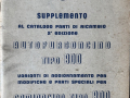 Autofurgoncino Tipo 800 - Ergänzung Ersatzteilkatalog - italienisch - 2. Ausgabe Jänner 1953