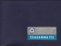 Esagamma 715 - Ersatzteilkatalog - ital., franz., engl., deut. - 1969