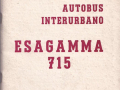 Esagamma 715 - Betriebsanleitung - italienisch - 1. Ausgabe Jänner 1968