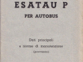 Esatau P - Provisorische Betriebsanleitung - italienisch - März 1950