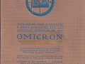 Chassis Omicron - Ersatzteilkatalog - italienisch - Dezember 1928