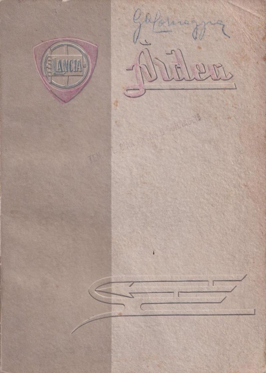 Ardea - Betriebsanleitung - italienisch - 1.Ausgabe Februar 1940
