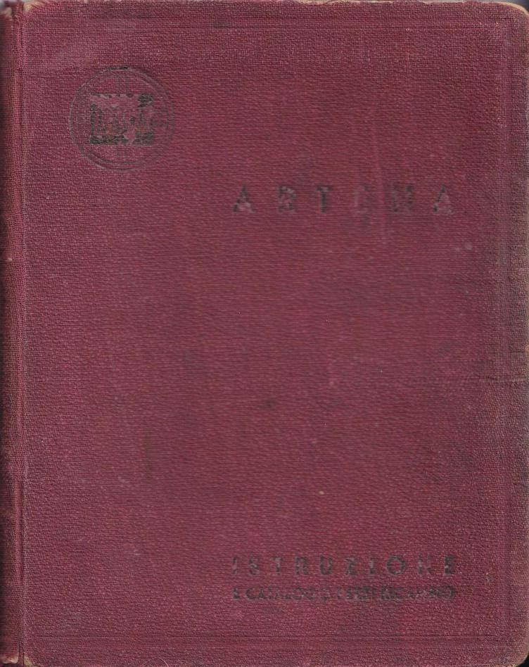 Artena - Ersatzteilkatalog - italienisch - März 1932