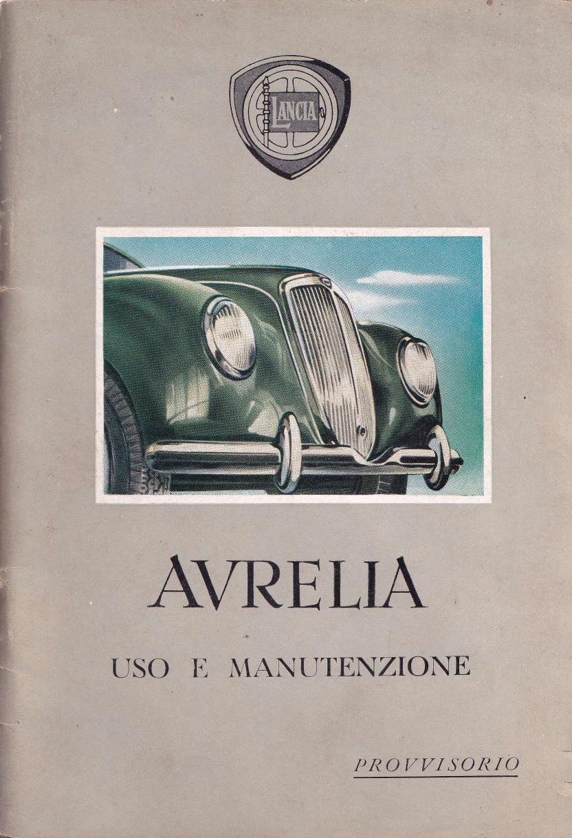 Aurelia - Betriebsanleitung - italienisch - Februar 1951