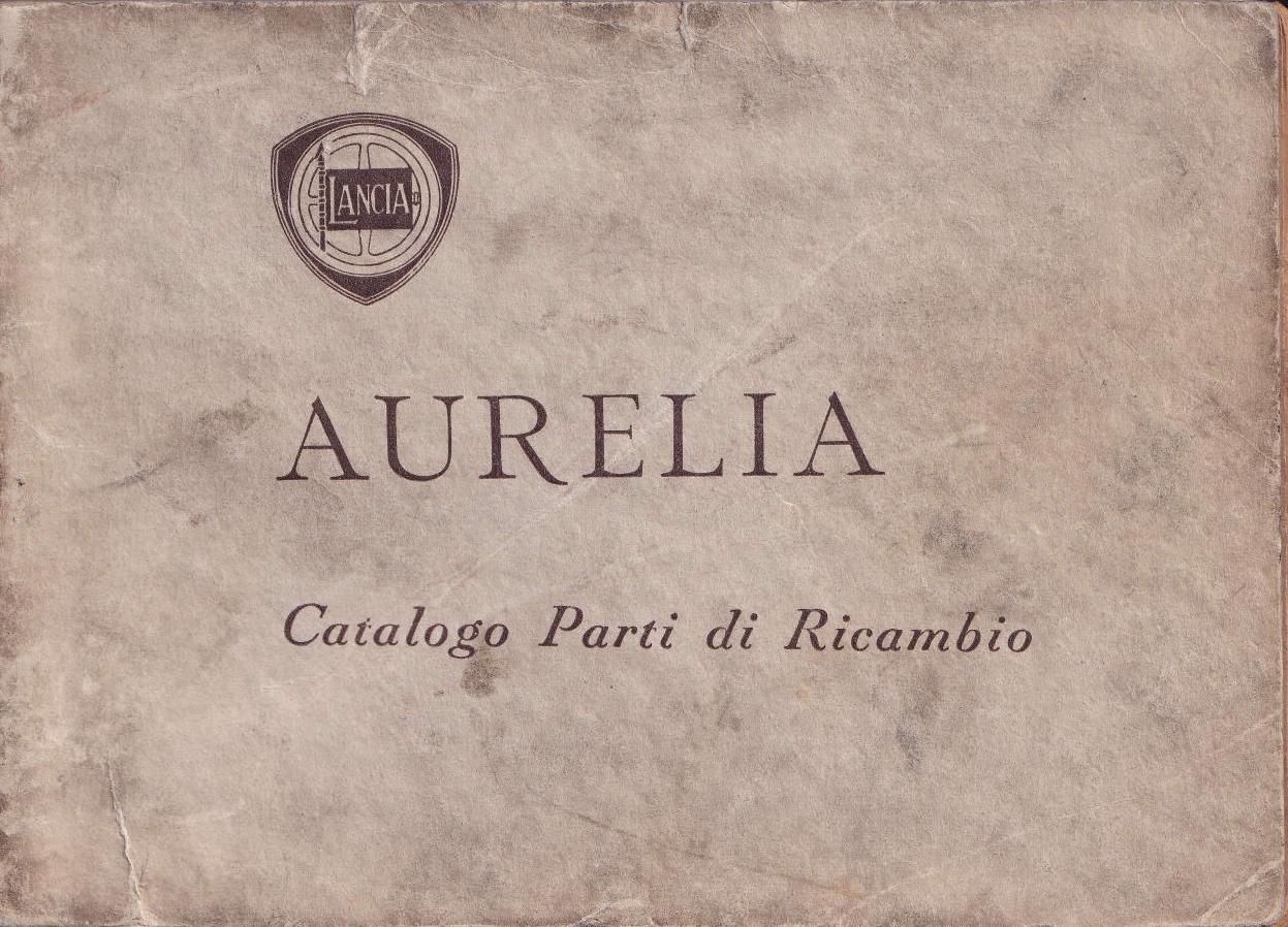 Aurelia - Ersatzteilkatalog - italienisch - 1951