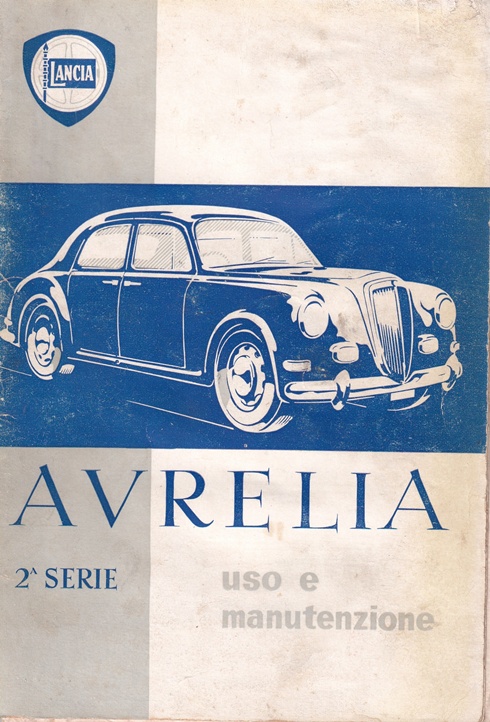 Aurelia  2.Serie - Betriebsanleitung - italienisch - 1.Ausgabe Juni 1954