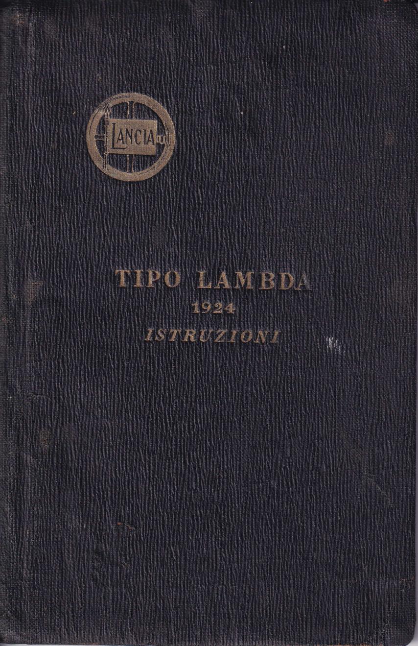 Lambda 1924 - Betriebsanleitung - englisch - 2.Ausgabe Juli 1924