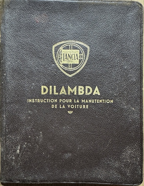 Dilambda - Betriebsanleitung - französisch - 1930