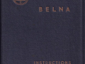 Belna - Betriebsanleitung + Ersatzteilkatalog - französisch - Februar 1934