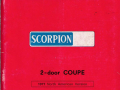 Beta Scorpion - Betriebsanleitung - englisch - Oktober 1976