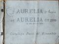 Aurelia 2. Serie + GT 2500 - Ersatzteilkatalog - italienisch - Oktober 1956