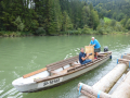 Floßfahrt auf der Enns