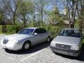 Am Parkplatz der Burg Heidenreichstein