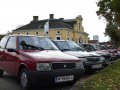 Parkplatz vor der Mährischen Botschaft im Weinschlössl