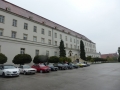 Positionierung vor der Burg Wr. Neustadt