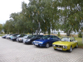 Parkplatz beim Heurigen Duschanek in Hortischon
