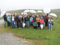 Gruppenfoto beim Arthurhaus - am Fuße des Hochkönigs