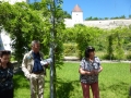 Rundgang im Meditationsgarten  der Kartause Aggsbach