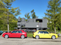 Parkplatz beim Fahrzeug-Technik-Luftfahrt Museum