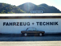 Parkplatz beim Fahrzeug-Technik-Luftfahrt Museum