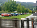 Parkplatz beim Ischler Bahnmuseum