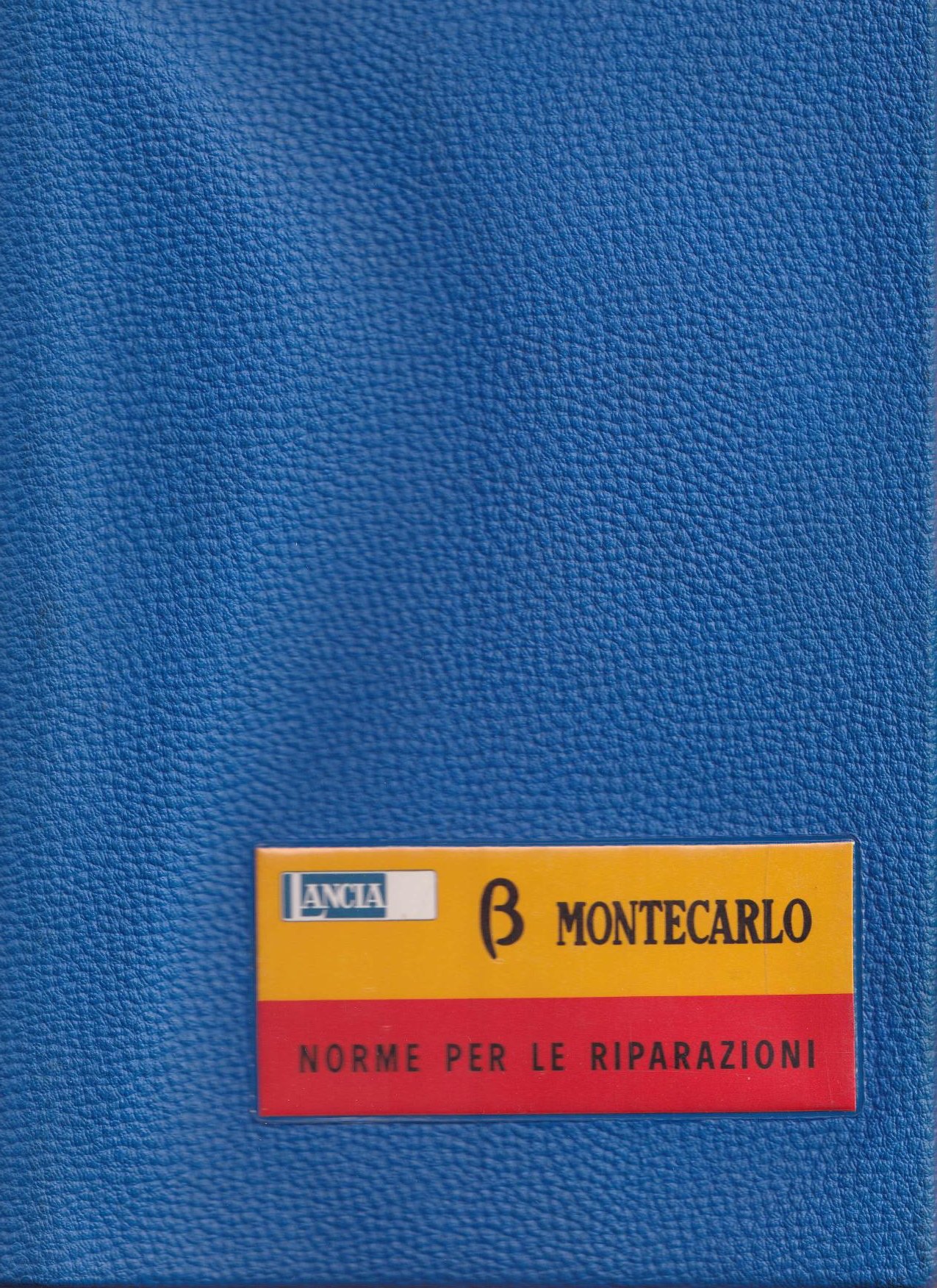 Beta Montecarlo - Werkzeughandbuch - italienisch - Mai 1976