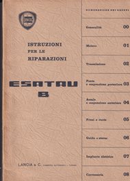Esatau B - Werkstatthandbuch - italienisch - 1.Ausgabe Mai 1960