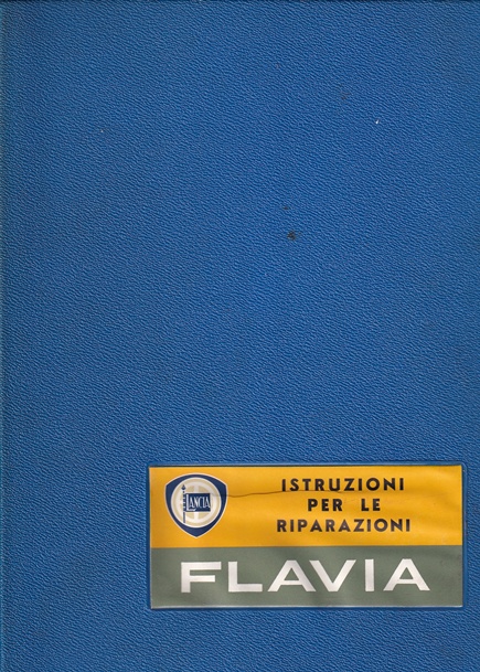 Flavia 819 - Werkstatthandbuch - italienisch - 1. Ausgabe Juli 1970