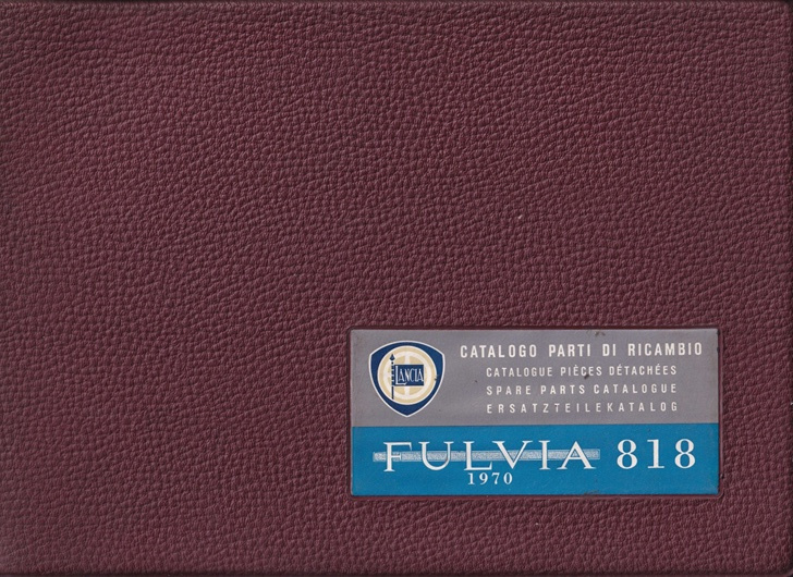 Fulvia - Ersatzteilkatalog - franz., engl., ital., deut. - 4. Ausgabe Februar 1974