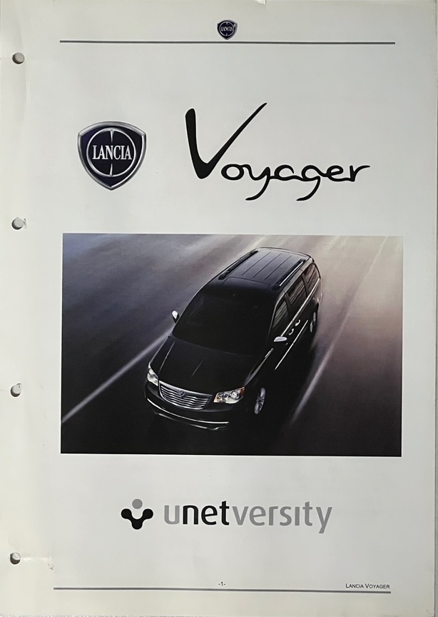 Schulungsunterlagen Voyager - deutsch - 2011