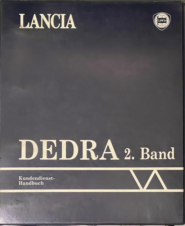 Dedra - Band 2 - Techn. Kundendienst - deutsch - März 1989