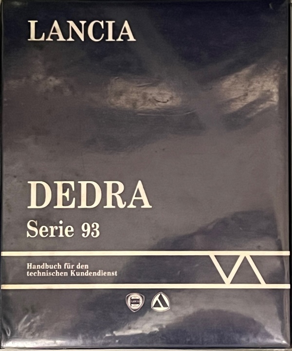 Dedra - Serie 93 - Techn. Kundendienst - deutsch - November 1993