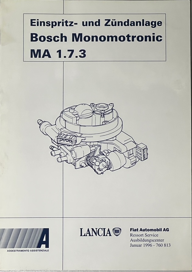 Einspritzung + Zündanlage Bosch Monomotronic - deutsch - 1996