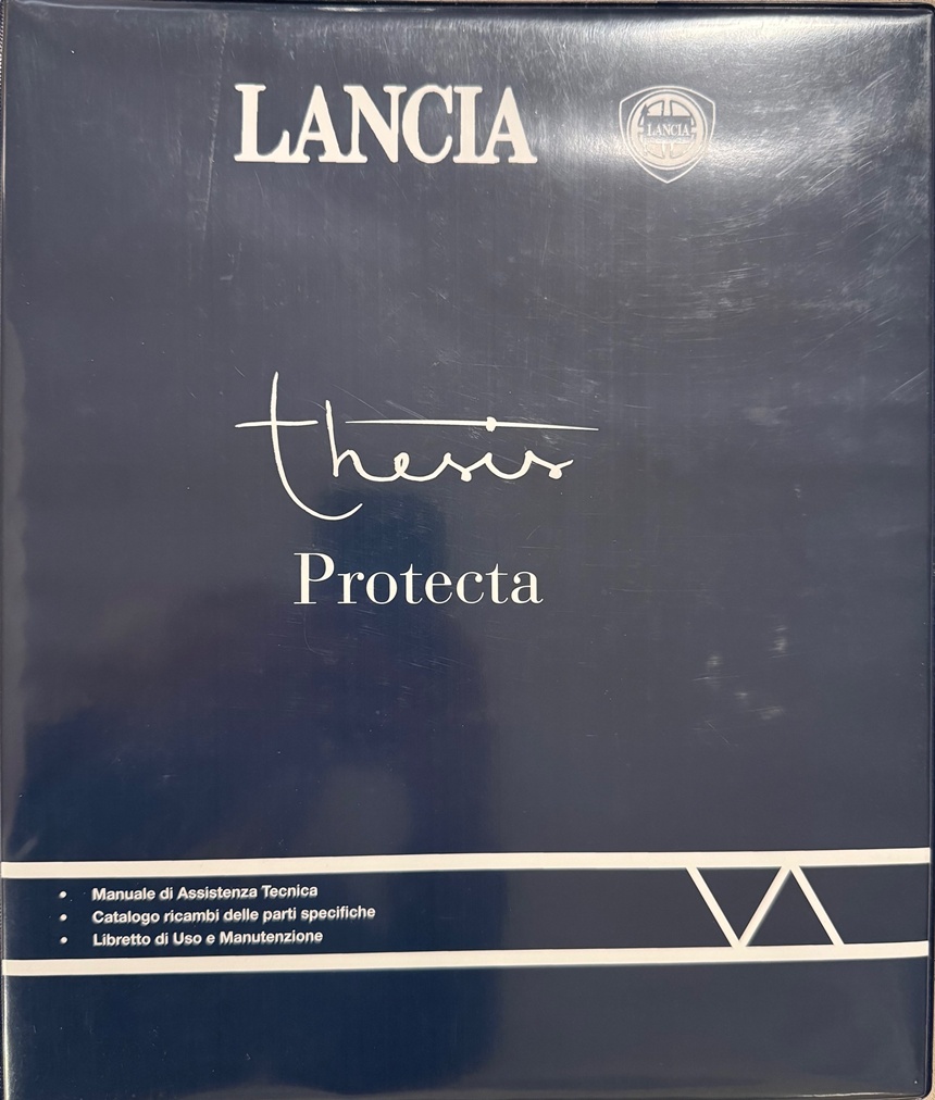 Thesis Protecta - Werkstatthandbuch, Betriebsanleitung und Ersatzteilkatalog - italienisch - Dezember 2002