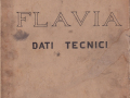 Flavia - Technische Daten - Techn. Kundendienst - italienisch - 1. Ausgabe Mai 1971