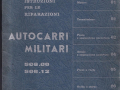 Autocarri Militare 506.00/506.12 - Werkstatthandbuch - italienisch - 1. Ausgabe November 1961