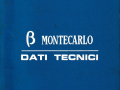 Beta Montecarlo - Technische Daten - Techn. Kundendienst - italienisch - November 1975