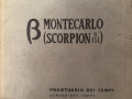 Beta Montecarlo + Scorpion - Richtzeitenheft - ital., franz., engl., deut. - 1977