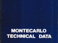 Lancia Montecarlo - Technische Daten - Techn. Kundendienst - englisch - April 1980