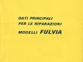 Fulvia - Reparaturanleitung - italienisch - Dezember 1971