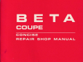 Beta Coupé - Werkstattheft - Techn. Kundendienst - englisch - 1 Ausgabe Februar 1975