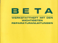 Beta - Werkstattheft - Techn. Kundendienst - deutsch - 1. Ausgabe November 1973