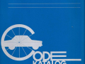 Code Katalog Schadenskennzahlen - deutsch - Mai 1983
