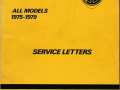 Service Letter USA Alle Modelle 1975-1979 - englisch - Juni 1980