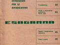 Esagamma - Werkstatthandbuch - italienisch - 1.Ausgabe Dezember 1963